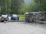 В Черемушках столкнулись иномарка и микроавтобус