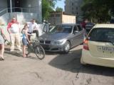 В Абакане школьница на велосипеде врезалась в «БМВ»