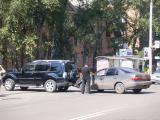В центре Абакана два ДТП затормозили дорожное движение