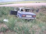 В Хакасии водитель без прав съехал в кювет