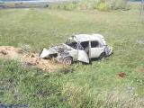 В Хакасии водитель слетел с дороги в кювет
