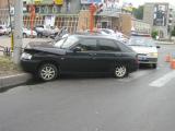 В Абакане водитель таранил столб, а пострадал ребенок