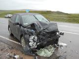 Лобовое столкновение автомобилей в Хакасии оборвало две молодые жизни