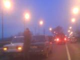 Утренняя пробка на подъезде к Абакану